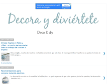 Tablet Screenshot of decoraydiviertete.net